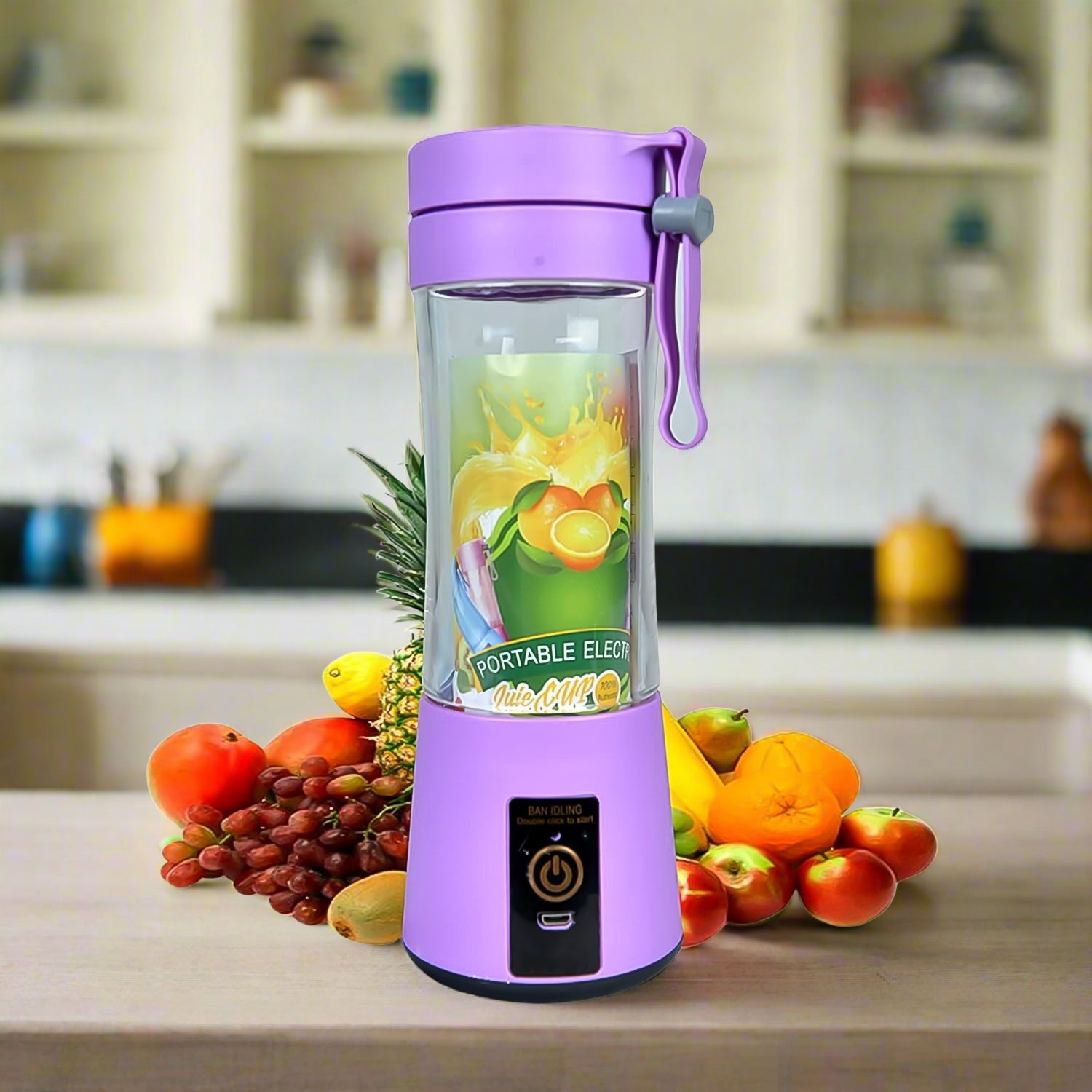 Portable Electric USB Juice Maker Juicer Bottle Blender, Grinder Mixer, 4 Blades Rechargeable Bottle (380 ML / Mix Color) Portable Electric USB Juice Maker Juicer Bottle Blender, Grinder Mixer, 4 Blades Rechargeable Bottle (380 ML / Mix Color)